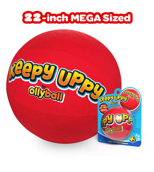 Keepy Uppy® MEGA Sized 22" Play Ball with Balloon Time Helium Tank