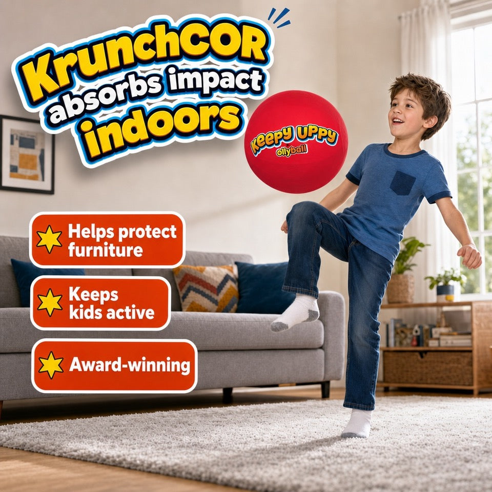 The Official Keepy Uppy® Ball by Ollyball 12" Award Winning & Utility Patented Indoor Play Ball